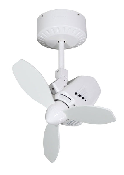 White ceiling deals fan with remote