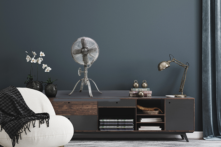 Ideal Portable Table Fan for Sheltered Terraces & Balconies: Chill Without the Noise