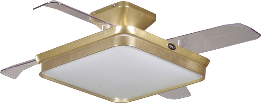 Buy Square Gold Ceiling Fan | Elegant Design - Anemos